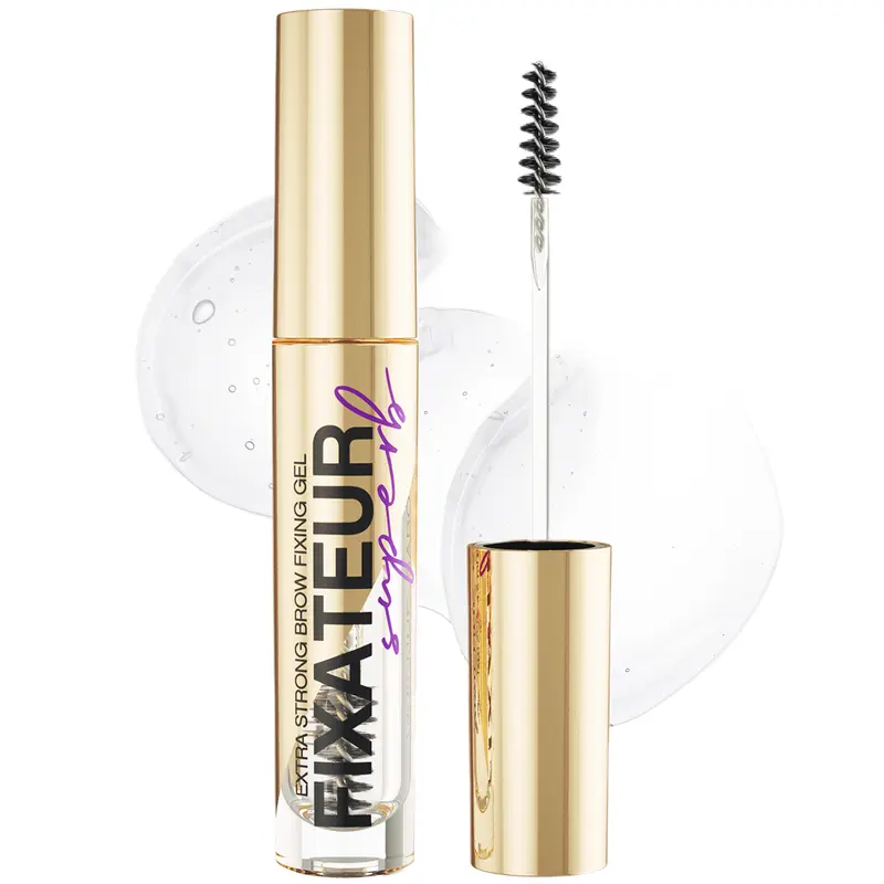 Vivienne Sabó Brow Gel Fixateur Superb – Clear Formula for All-Day Hold, Smudge-Resistant Laminated Look, Precision Styling Brush, Lightweight Texture, 0.2 fl oz