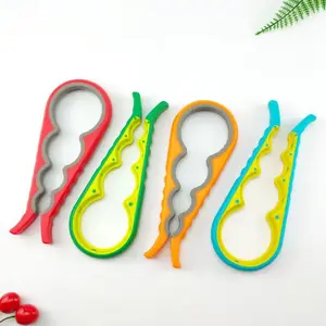 Multi-Purpose Colourful Adjustable Rubber Strap Wrench Grip/Tighten Bottle Jar Can Opener for Small Hands, Seniors or Anyone Who Suffers from Arthritis