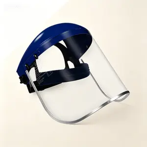 Full Face Impact Resistant Safety Faceshield, Clear Heavy Duty Polycarbonate Visor, B1BL+FC48 Replacement Visor Set, Extrusion-Grade Protection for Grinding and Woodworking, Anti-Scratch Welding Shield Kit