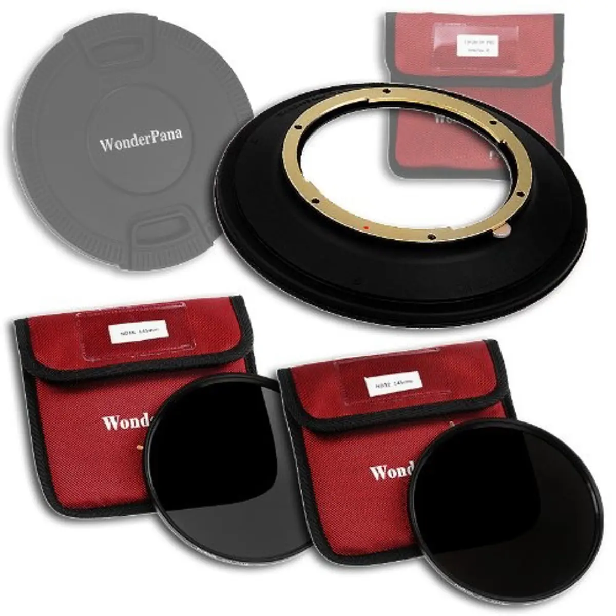 Fotodiox WonderPana 145 Neutral Density (ND) Kit for Canon 17mm TS-E Super Wide Tilt/Shift f/4L (Full Frame 35mm), Includes 145mm Filter Holder, Lens Cap, ND16 & ND32 Filters