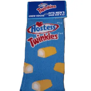 HOSTESS "Twinkie" Brand Crew Socks fit Men Shoe size 6-12