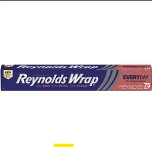 Reynolds Wrap Aluminum Foil - 75 sq. ft. for Cooking & Baking - Cookware, Disposable (Saim)