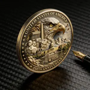Independence Day Coin USA 250th Anniversary Commemorative Coin Decor Gift