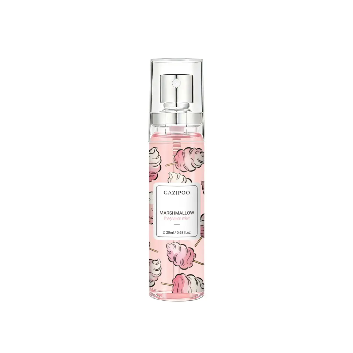 Gazipoo Cotton Candy Fragrance Mist, 20ML Portable Fashion Perfume, Daily Summer Fragrance, Long-Lasting Sweet Scent, Ideal for Clothes and Hair, Dreamy Sweet Girl Aroma, Daily Wear Fragrance, Summery Scent
