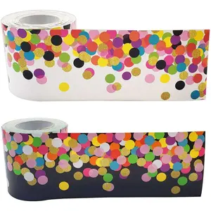 Teacher Created Resources Colorful Confetti Border Trim - Pack of 2