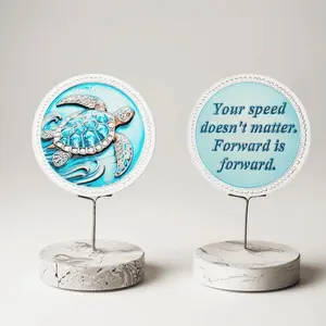 Premium 2-Side Printed Memorial Souvenir Token Decorative Collectible Gift in 3 Elegant Colors