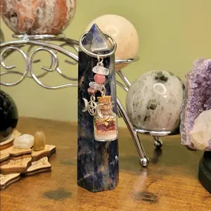 Love & Prosperity Blessing Bottle Keychain