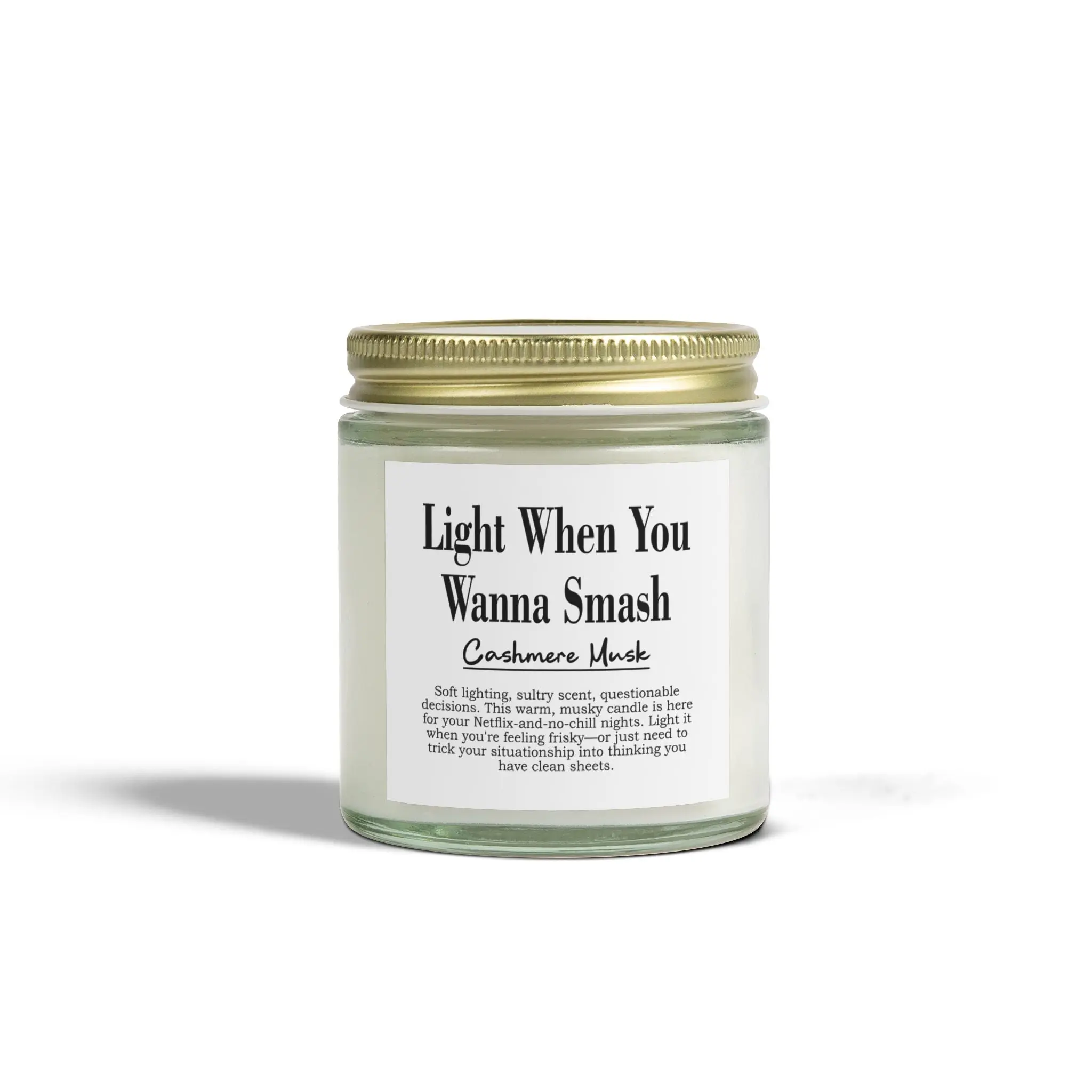Light When You Wanna Smash | Cashmere Musk Scented Candle