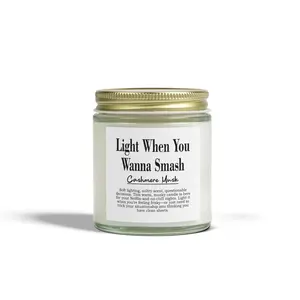Light When You Wanna Smash | Cashmere Musk Scented Candle