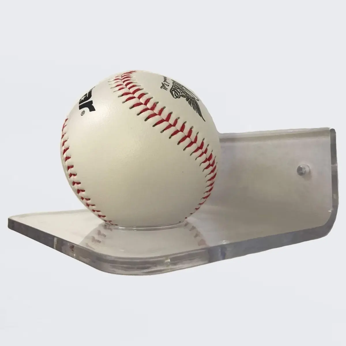 Clear Acrylic Stand Holder for Baseball, Softball Display and Wall Storage, Tennis Ball Wall Mount Rack-No Ball