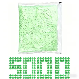 Glow in The Dark Water Gel Ball Refills (5000pcs, 7-8mm), Soft Lightweight Water Beads for Outdoor Water Sports & Team Water Ball Games, Safe Leisure Equipment for Ages 14+
