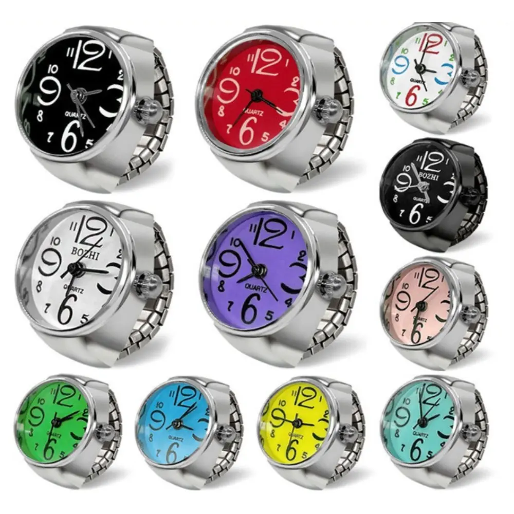 Finger Watch Ring Creative Movement Vintage S Quartz Watch Men Women Fashion Accessories Jewelry