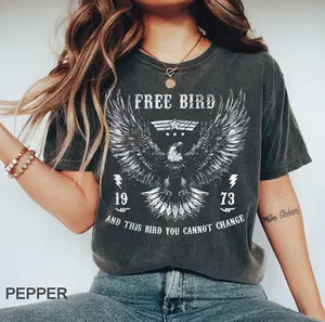 Free Bird tshirt, Free Bird tshirt, Independence Day Shirt, Eagle Shirt, Retro Music Shirt, free bird America , classic southern rock band