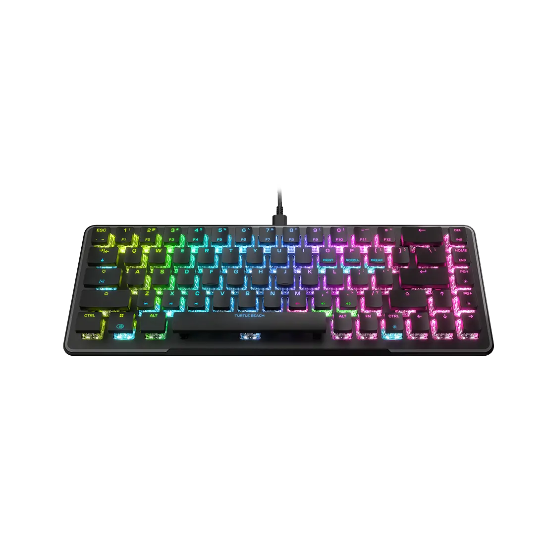 Turtle Beach Vulcan II Mini Optical-Mechanical Gaming Keyboard, TITAN II optical switches, Customizable RGB Illumination