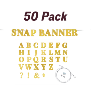 Block Font - 50 Pack