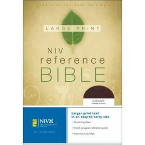 USED-NIV Reference Bible, Personal Size (Burgundy Bonded Leather) by Zondervan (Unknown)