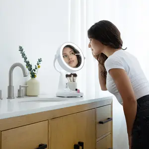 Max Bright Lighted Makeup Mirror with Magnification & Storage Tray - Amazon