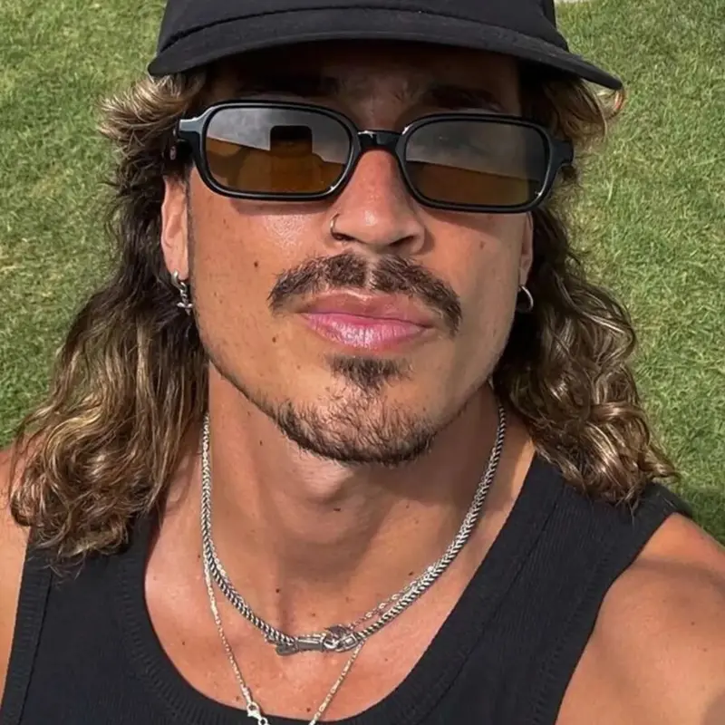 Men's Vintage Square Frame Full Rim Glasses, Trendy Casual Uv400 Protection Tinted Lens Glasses for Everyday Use, Fashion Accessories for Outdoor Activities, Trendy Casual Sunglasses, High Quality Sunglasses