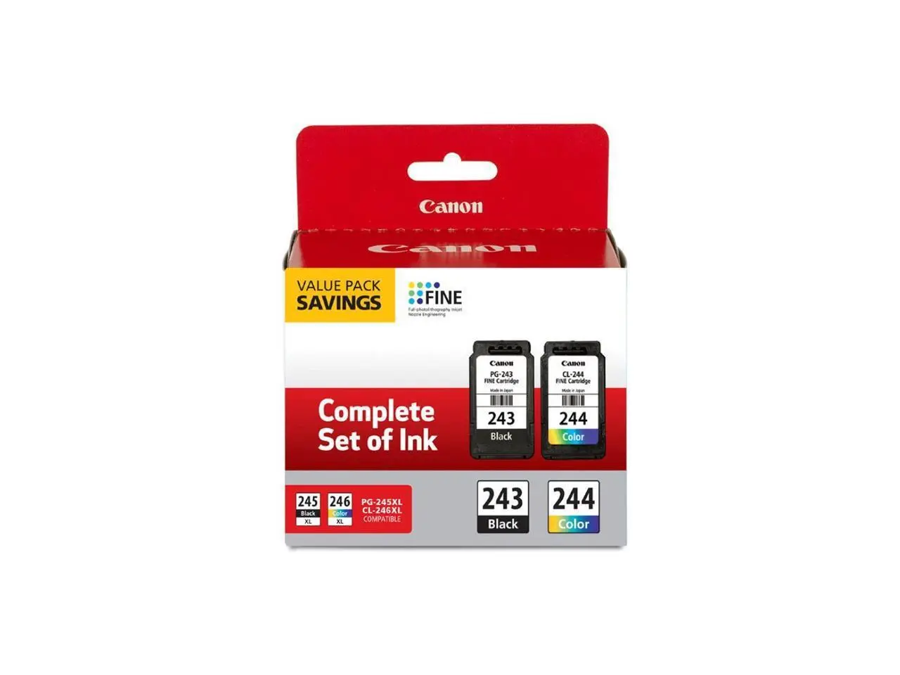 1287C006 (CL-244; PG-243) Ink, Black/Color 1287C006 1287C006 (CL-244; PG-243) Ink, Black/Color 1287C006