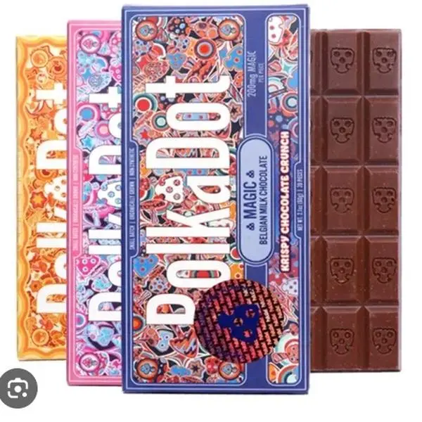 Polkadot Belgian Chocolate, High Potency Plant-based Mushroom, 10 PACK, 10 FLAVORS, VARIETY FLAVORS PACK BUNDLE, DIFFERENT FLAVORS, 100% Organic, High-Quality Ingredients, Made in USA, All Natural, Healthy Chocolate, 20 Piece Chocolate Bar