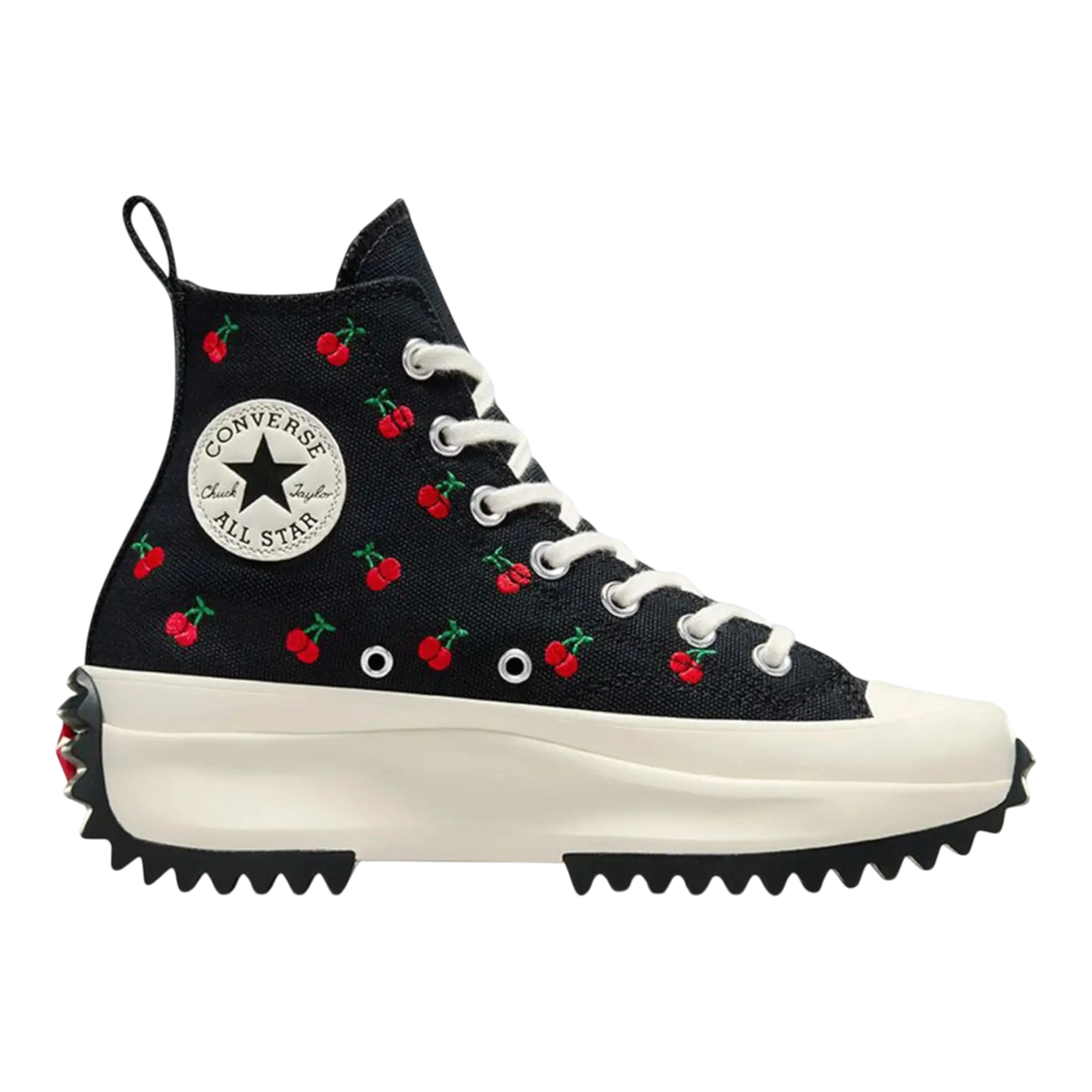 Converse Run Star Hike Platform High-Top Sneakers in Black/White/Gum | Men Platform High-Top