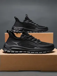 Men's Comfortable Breathable Soft Sole Sports Shoes, Lightweight Anti-Slip Running Shoes, Versatile Trendy Casual Sneakers