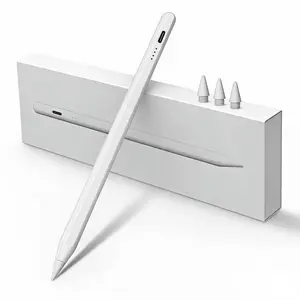 Digital iPad Stylus Pen, Tablet Accessory with Fast Charge, Palm Rejection, Tilt Sensitivity, Magnetic Active Touch Screen Writing Pencil Compatible with iPad 6/7/8/9/10, Pro 12.9-in&11-in, Air 3/4/5, Mini 5/6