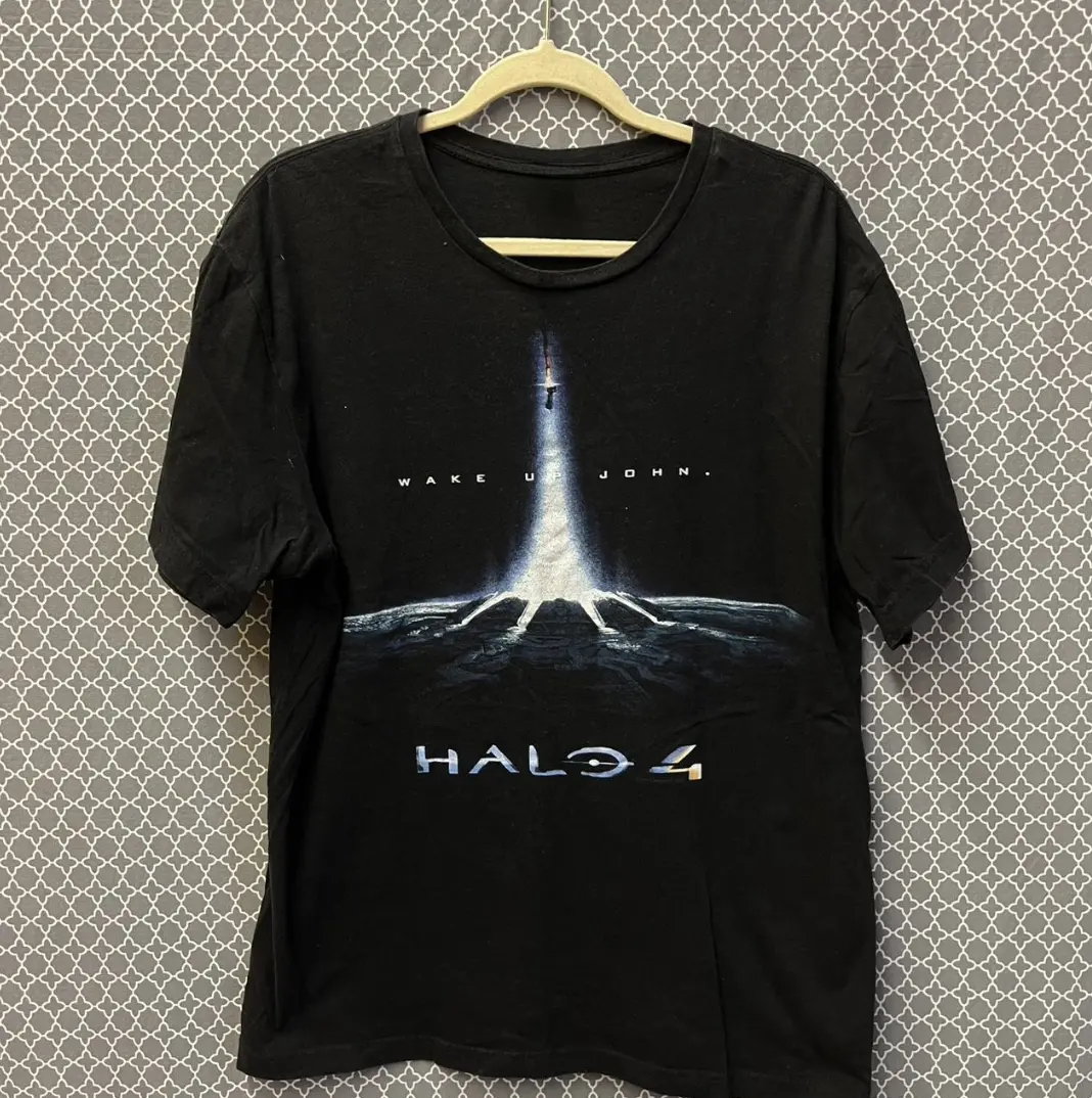 Halo 4 Promo T-Shirt, Gaming Tee, Gifts Shirt, Unisex Vintage Graphic Tees Gothic Grunge Y2k Emo Scene Amity Affliction Style Clothes Men Women Streetwear