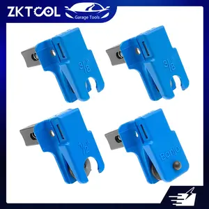4-pack car brake oil pipe plug car brake oil nozzle oil clamp tool, universal car steel pipe clamp stopper kit, prevent oil leakage auto part