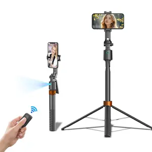Extendable Selfie Stick Tripod with Remote, Portable Phone Stand for Travel & Vlog, Ideal for Capturing Perfect Shots On-The-Go