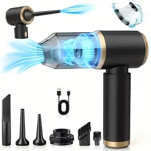 High-power cordless vacuum cleaner for dust suction or air blowing, 6KPA, car, household, complete accessories, for cleaning dust inside the car and cleaning the computer mainframe and keyboard