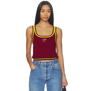 Terez x REVOLVE Miami Heat Crop Knit Tank Top in Red