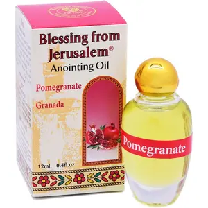 Pomegranate Anointing Oil – Made in Israel – Blessing from Jerusalem – 12ml / 0.4 OZ