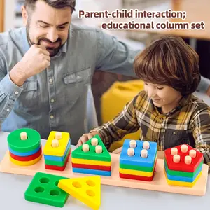 Set Column Game, Fun Family Board Game, Interactive Strategy Game, Perfect for Parties and Gatherings, Engaging and Challenging, Board Game Blocks