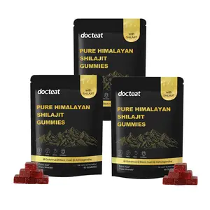 Shilajit Gummies With Ashwagandha, Gokshura & Black Ginger| 60 Gummies| Healthcare Support for Enhancing Physical Energy Vitality Supplement, Daily Natural Dietary, Fitness ashwagandha men