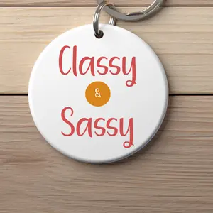 Classy & Sassy Acrylic Car Charm