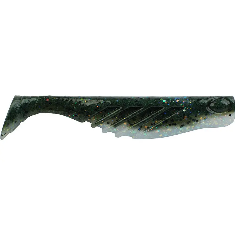 4 Inch Ripple Mullet Soft Fishing Lure, Scented Bait with Ribbed Body and Vibrating Tail for Saltwater Jigging, Soft Plastic for Jig Head Rigs, Fishing Lure Set