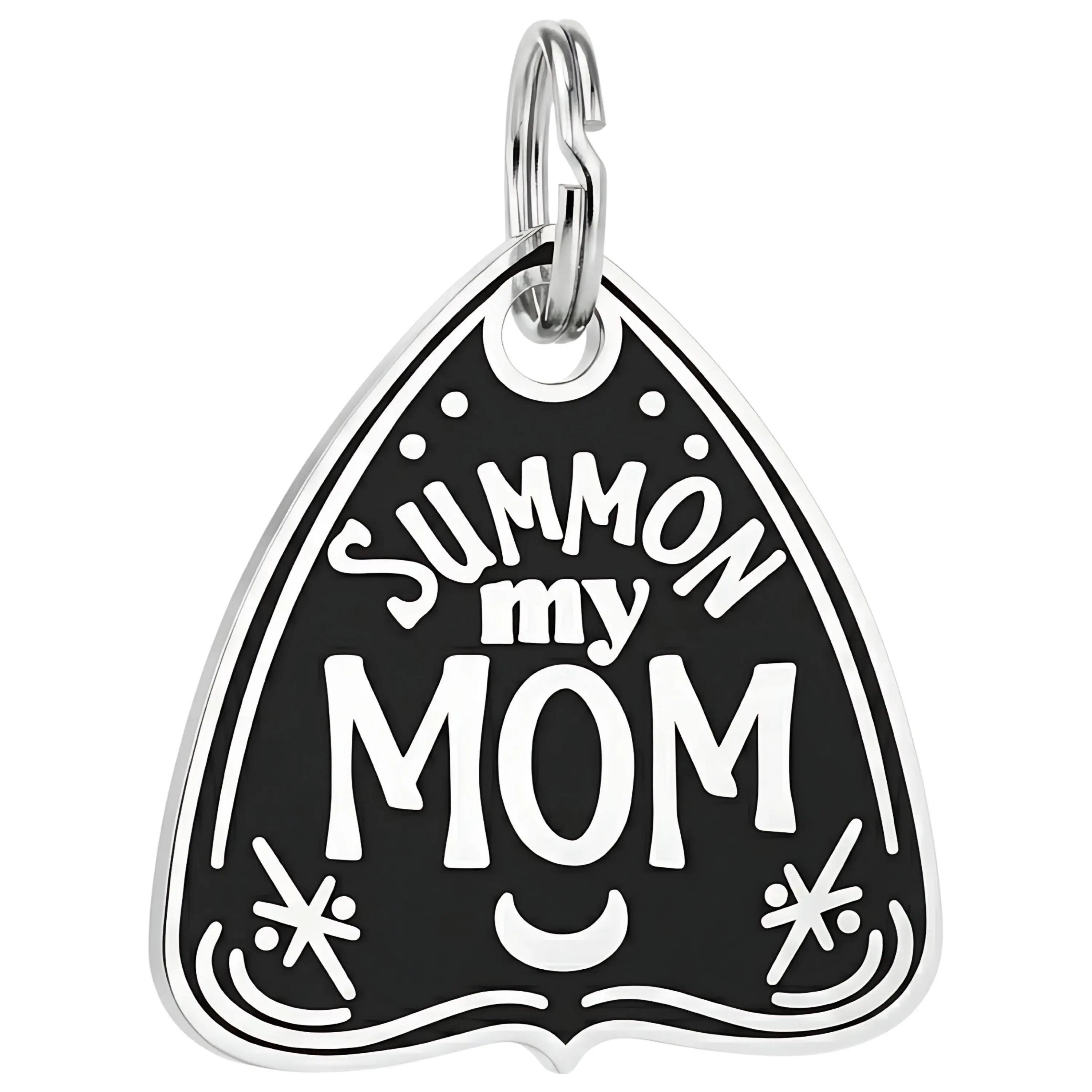 Summon My Mom - Pet ID Tag - Personalized Engraved Dog Tag