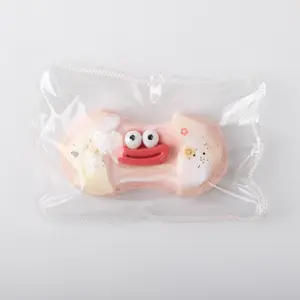 Creamy Tree Taba Squishy – Handmade Pink Cartoon Character Squishy, Cute, Funny, and Sticky Silicone Fidget Toy for Stress & Anxiety Relief, Soft Fun Sensory Squeeze for Adults & Kids, Great for School or Office