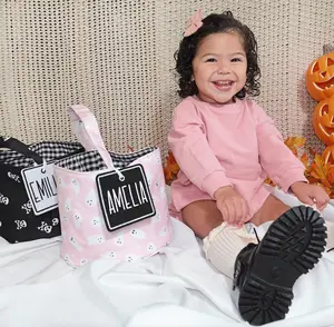 Personalized Reversible Halloween Trick or Treating Bag