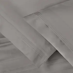 Superior 2 Piece 650-TC Egyptian Cotton Pillowcase, King