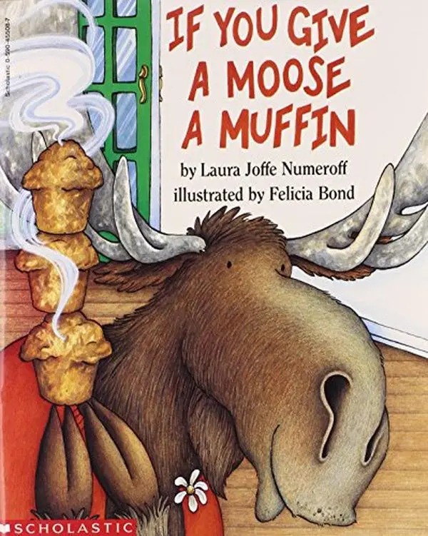 USED Book - If You Give a Moose a Muffin by Laura Joffe Numeroff (Paperback) - english