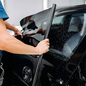 Car Window Tint Film, Universal Car Sun Shade Film, Car Sunshade Windshield Outside, Sunlight Heat UV Block and Scratch Resistant Car Accessories, Car Exterior Accessories