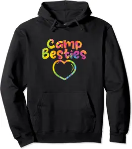 Camp Besties - Tie Dye Buddy Matching Best Friend Frienship Pullover Hoodie - Antonioja Shop 70B0BZ22K71N