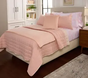 Home Reflections Gingham Velvetplush 60x70 Throw