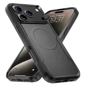Entronix [Magnetic] Case Compatible with iPhone 17 Pro Max - Soft-Touch Dual-Layer Sleek Cover
