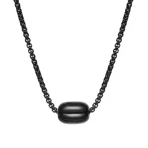 Van Heusen Bead Pendant with Rolo Chain Necklace
