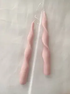 Pink Ribbon Candle Sticks