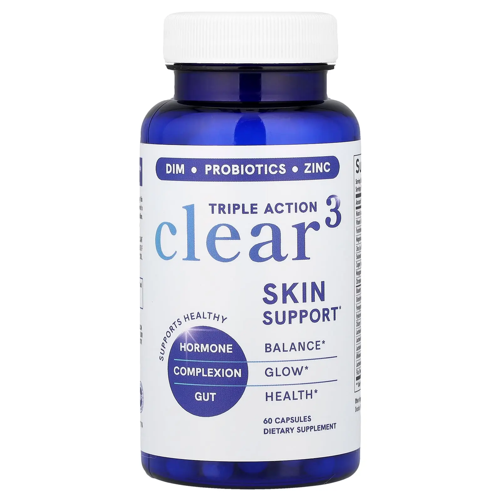 SMNutrition Triple Action Clear 3, 60 Capsules SMNutrition Triple Action Clear 3, 60 Capsules