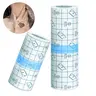 Transparent Film Adhesive Bandage Roll - Healthcare Aid, Water-Resistant Second Skin Dressing, Latex-Free 8"x11yd Sports Tape, Breathable All-Seasons Unisex Wound Protection & Tattoo Aftercare Tape